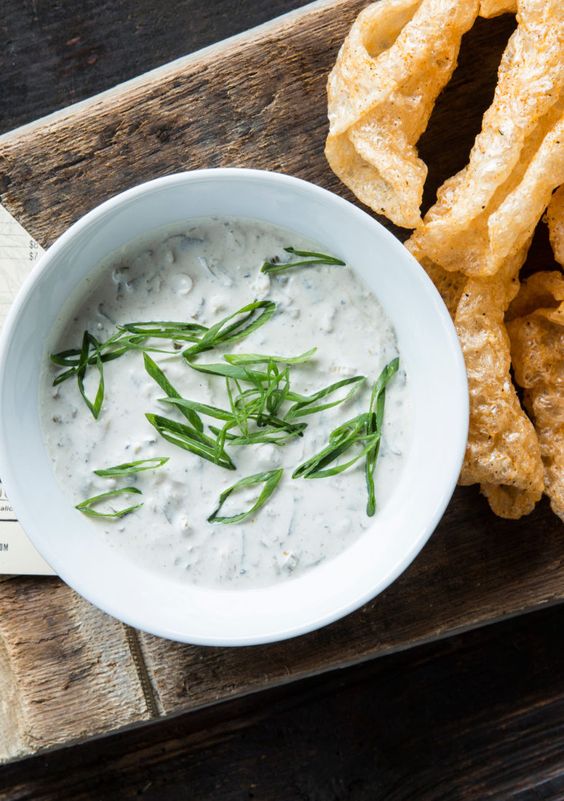 Celery cream spread with cottage cheese.