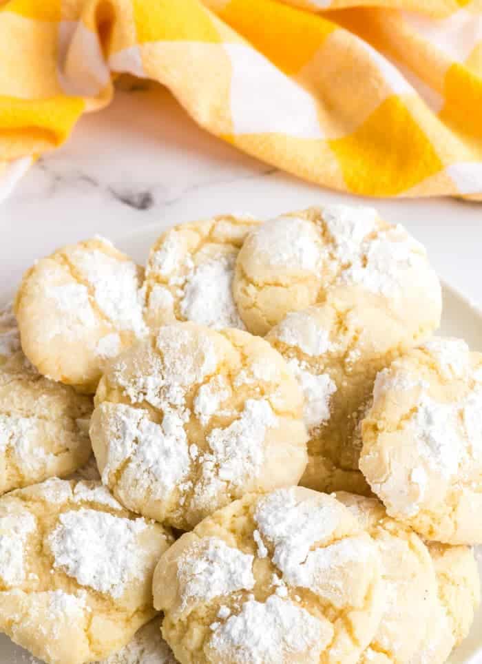 Orange cookies with sugar.