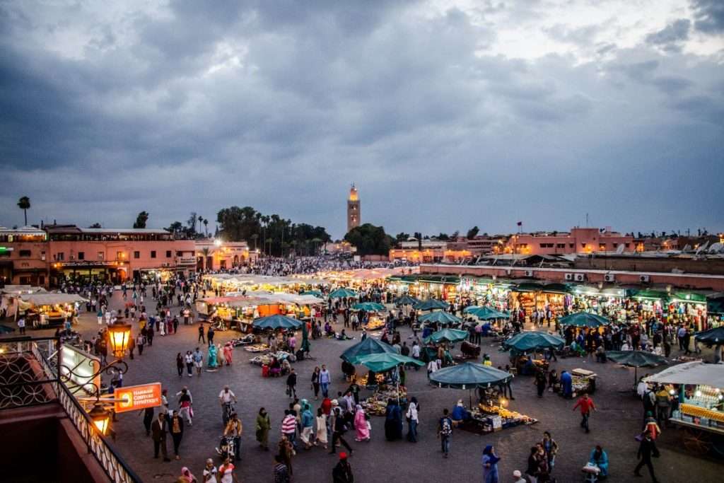 Moroccan Christmas markets.