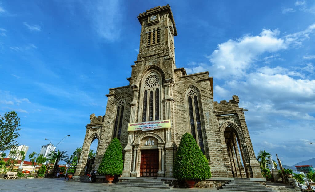 Vietnamese cathedral in Khanh Hoa province.