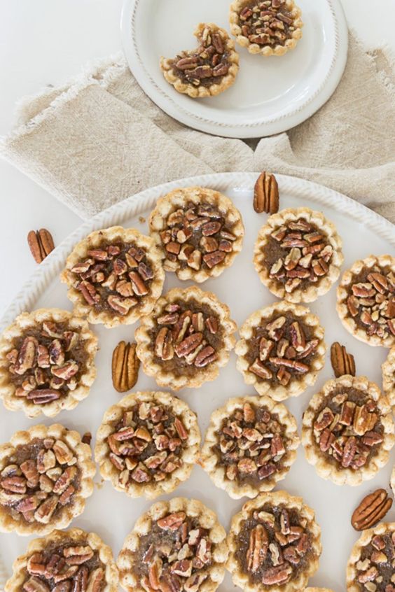 Small pecan cupcakes.