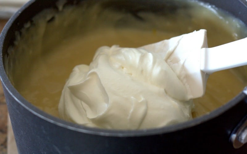 Cheese filling for Christmas cookies.