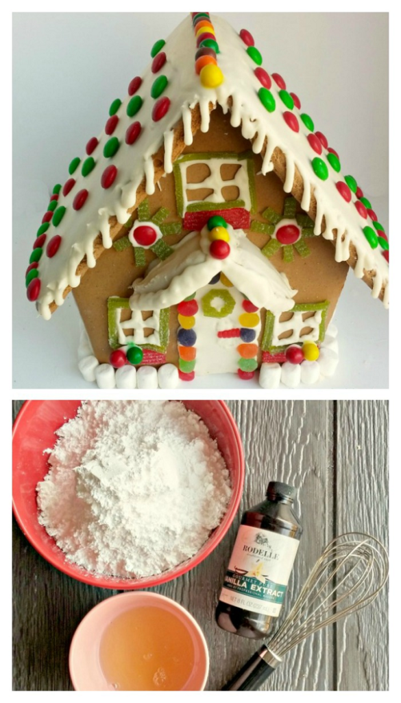 gingerbread house with topping