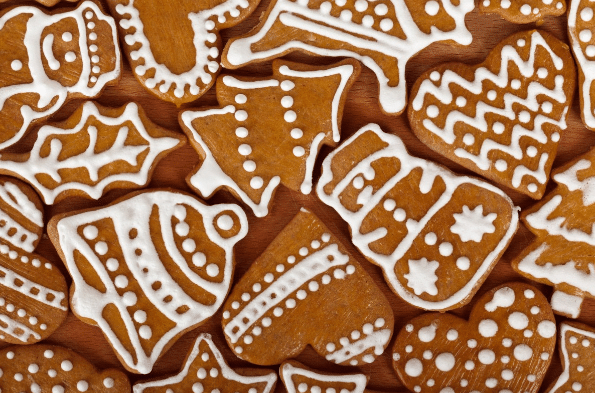 Christmas gingerbread with lard