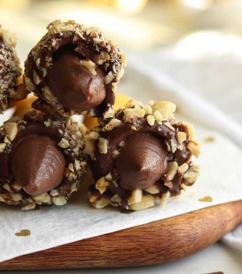 Ferrero Roche tubes with honey