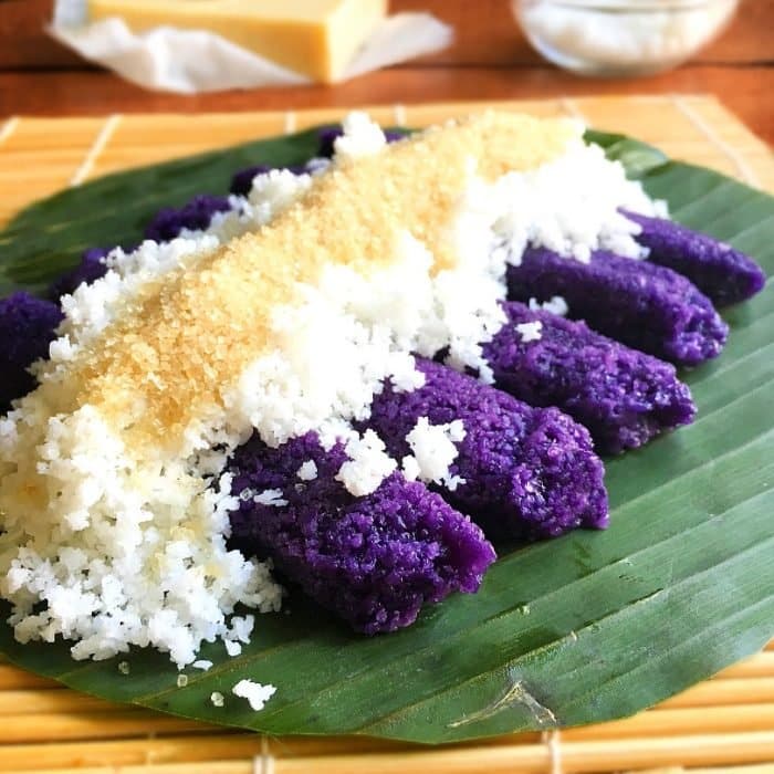 Filipino Christmas rice dessert.