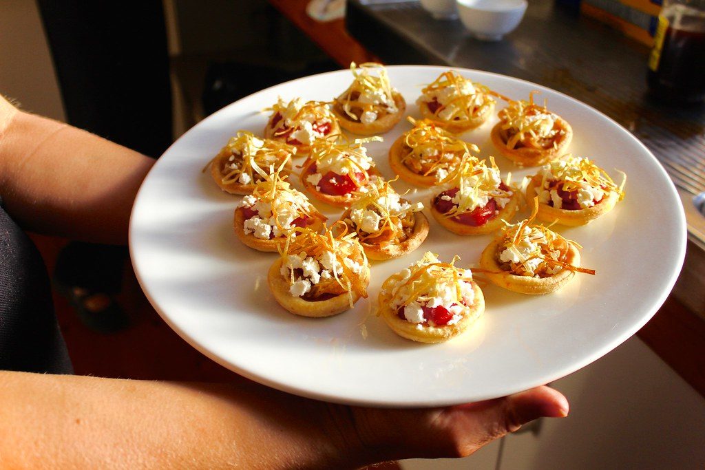 Another light appetizer is French tartlets