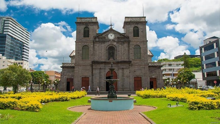 Catholic church in the capital of Mauritius.