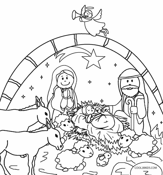 Nativity scene friends.