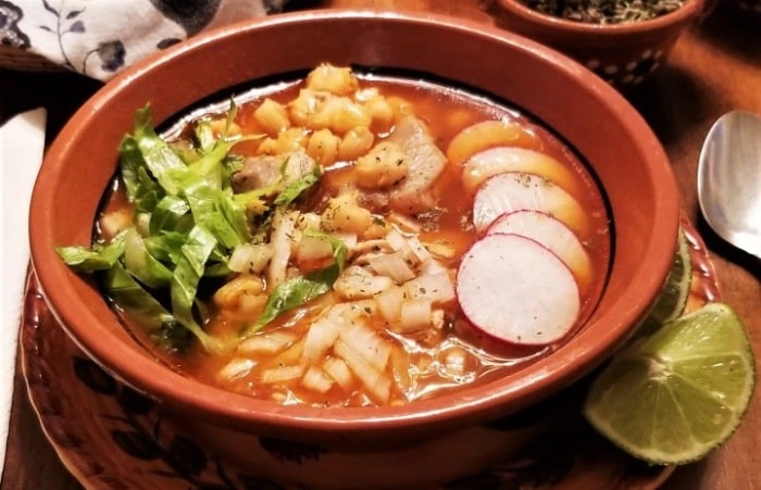 Mexican Christmas dish pozole.