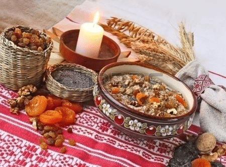 Traditional Russian Christmas food - sochivo.