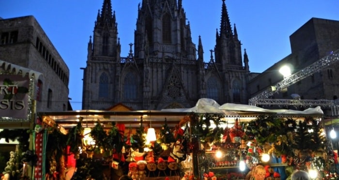 Barcelona Christmas markets.