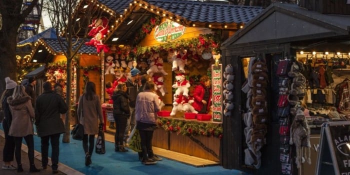 Christmas markets in Venice.