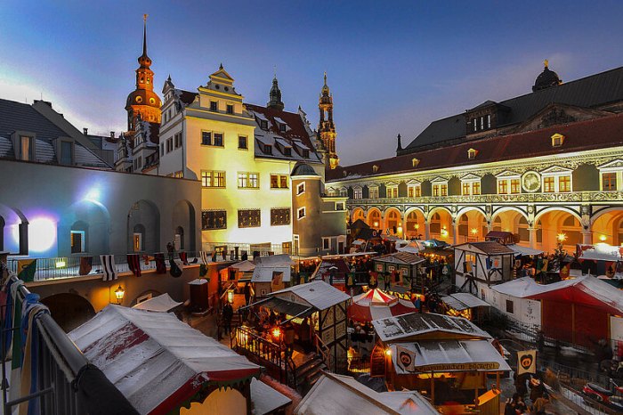 Dresden Stallhof markets.