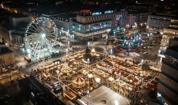 Advent markets in Katowice.