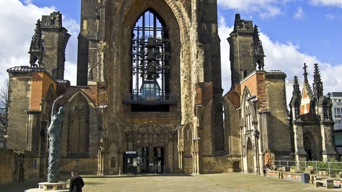 Remains of St. Nicholas Church.