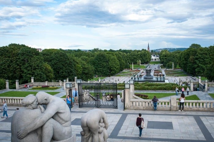 Vigeland Sculpture Park in Oslo.