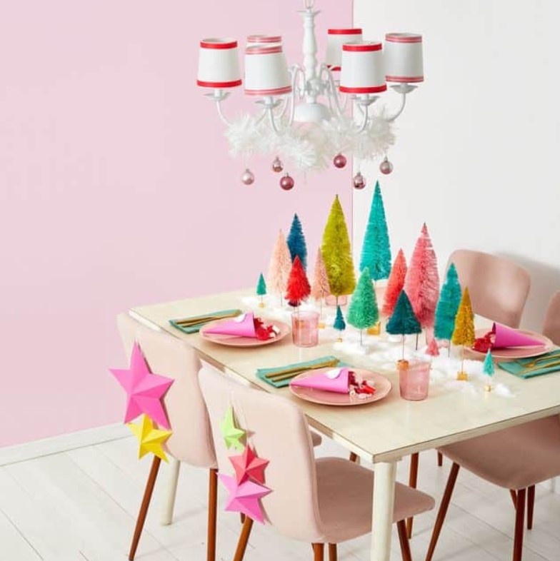 Modern Christmas table